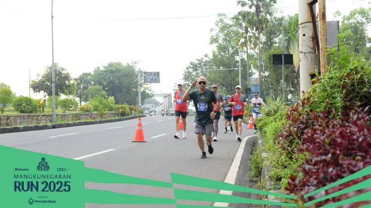Race photo from Mangkunegaran Run 2025