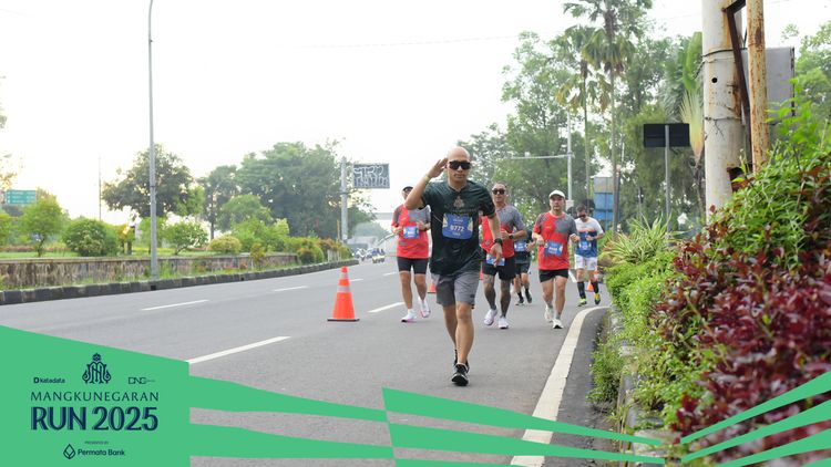 Race photo from Mangkunegaran Run 2025