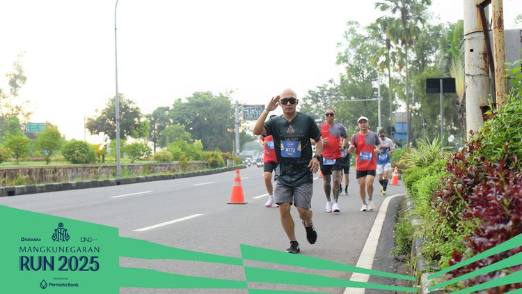 Race photo from Mangkunegaran Run 2025