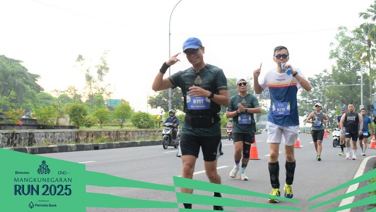 Race photo from Mangkunegaran Run 2025