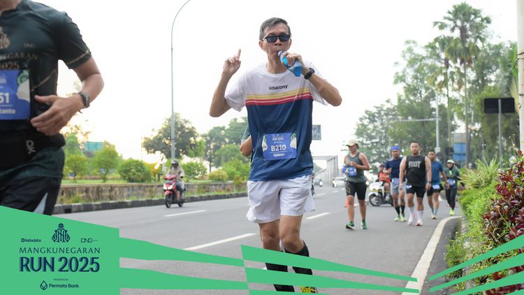 Race photo from Mangkunegaran Run 2025
