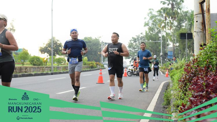 Race photo from Mangkunegaran Run 2025