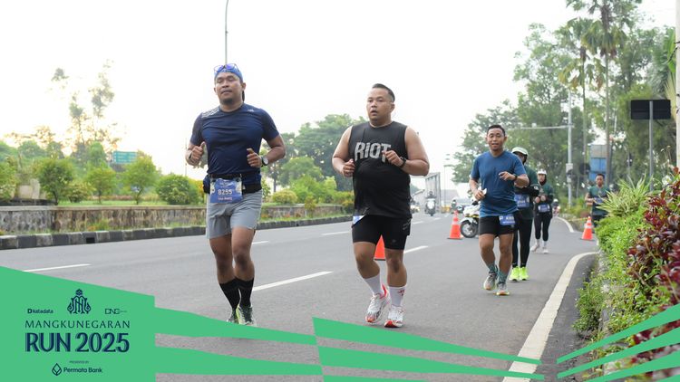 Race photo from Mangkunegaran Run 2025