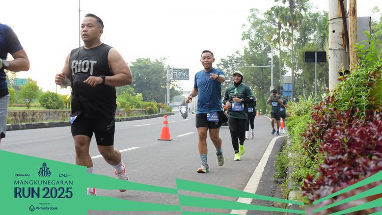 Race photo from Mangkunegaran Run 2025