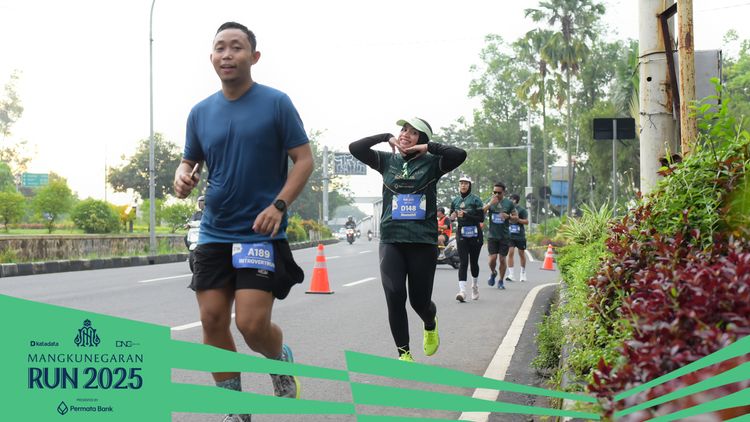 Race photo from Mangkunegaran Run 2025