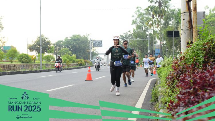 Race photo from Mangkunegaran Run 2025