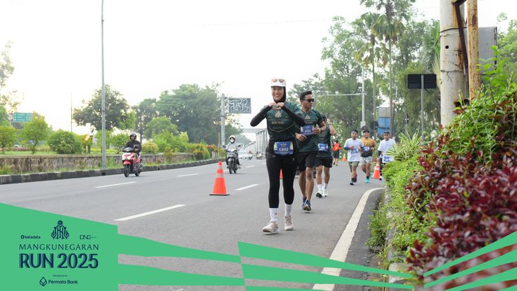 Race photo from Mangkunegaran Run 2025