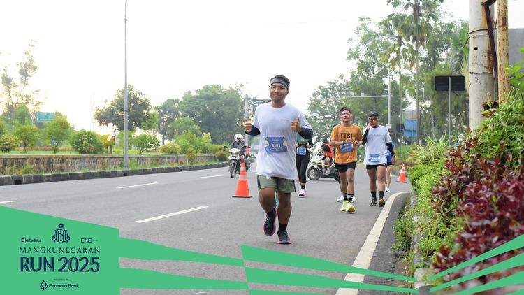 Race photo from Mangkunegaran Run 2025