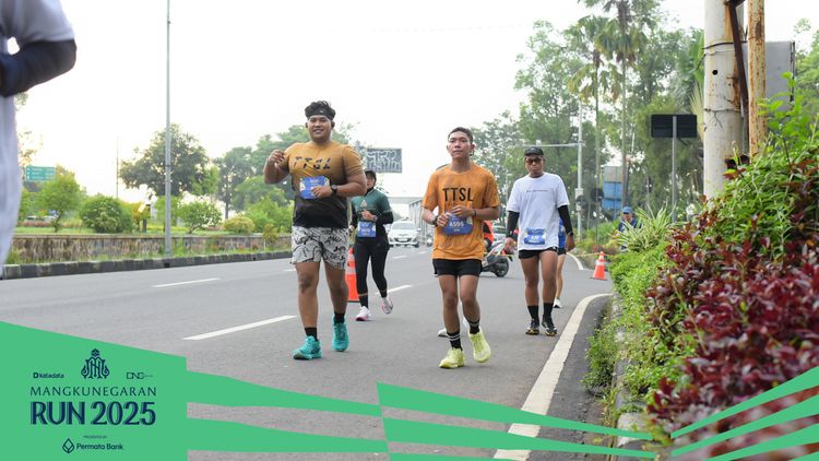 Race photo from Mangkunegaran Run 2025