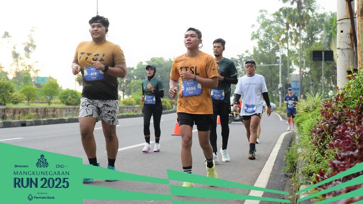 Race photo from Mangkunegaran Run 2025