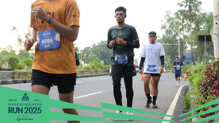 Race photo from Mangkunegaran Run 2025