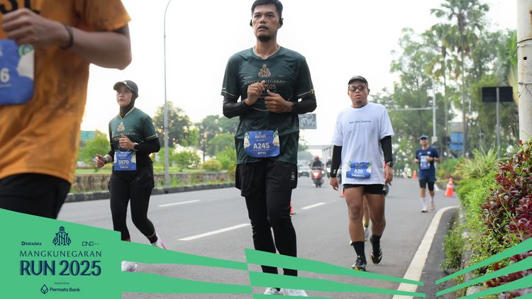 Race photo from Mangkunegaran Run 2025
