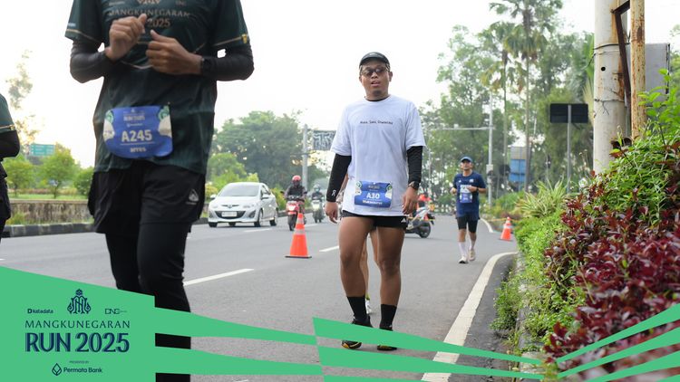 Race photo from Mangkunegaran Run 2025