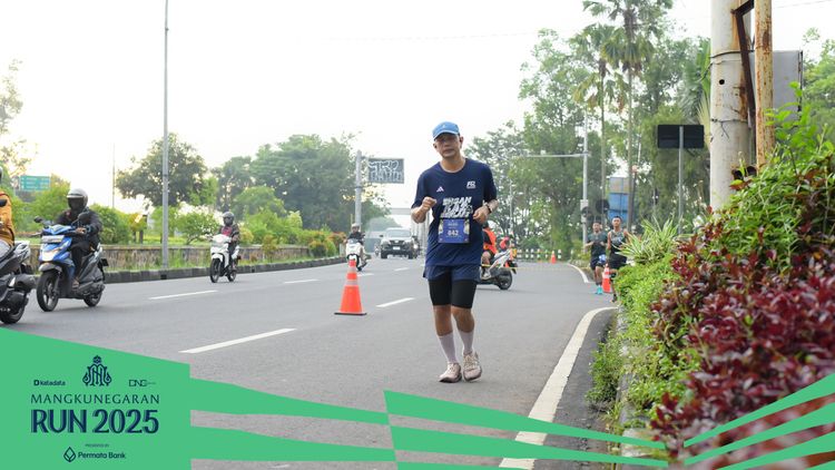 Race photo from Mangkunegaran Run 2025