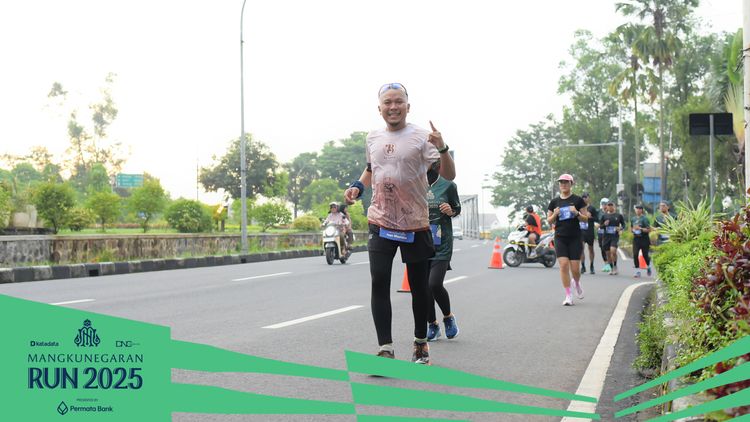 Race photo from Mangkunegaran Run 2025