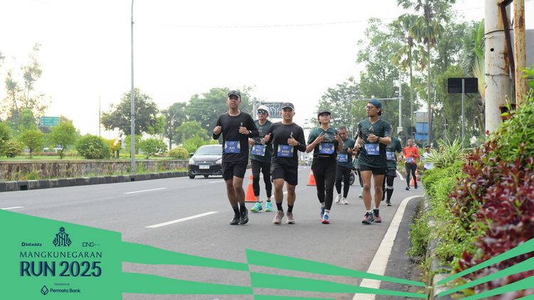Race photo from Mangkunegaran Run 2025
