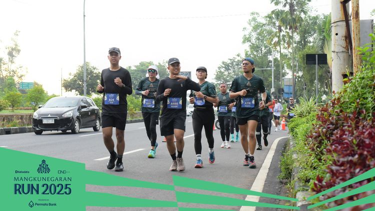 Race photo from Mangkunegaran Run 2025