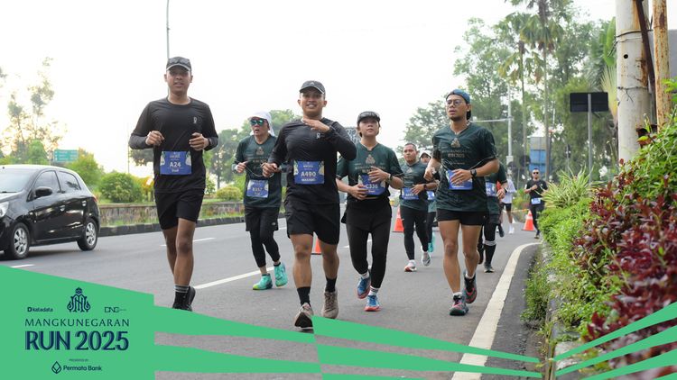 Race photo from Mangkunegaran Run 2025