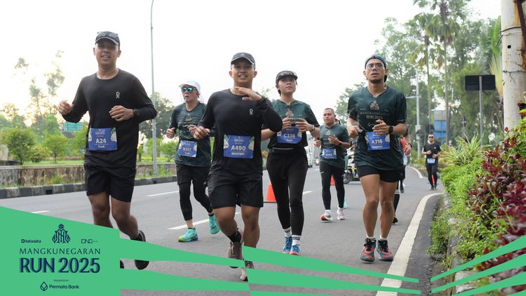 Race photo from Mangkunegaran Run 2025