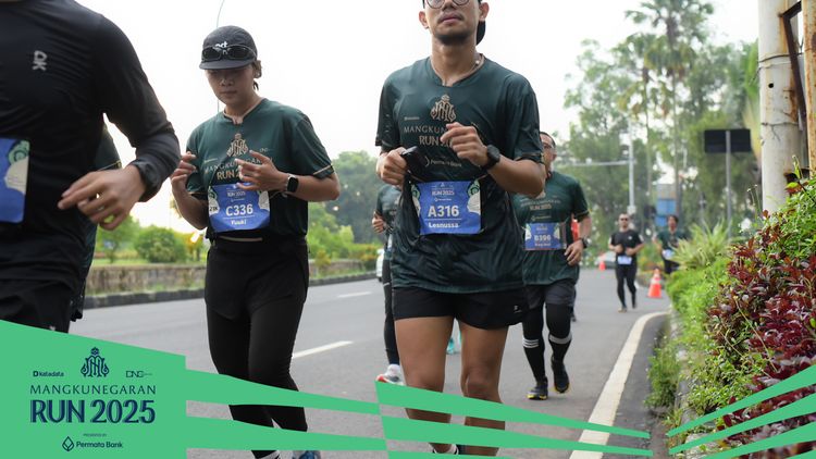 Race photo from Mangkunegaran Run 2025