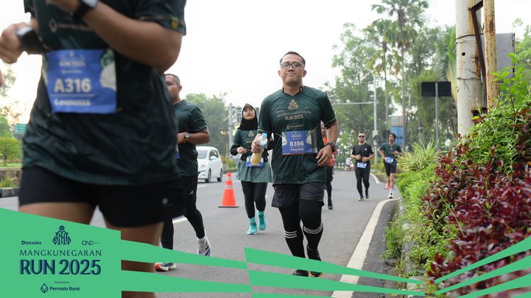Race photo from Mangkunegaran Run 2025