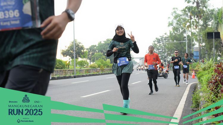 Race photo from Mangkunegaran Run 2025