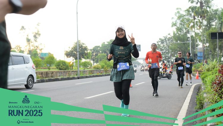 Race photo from Mangkunegaran Run 2025