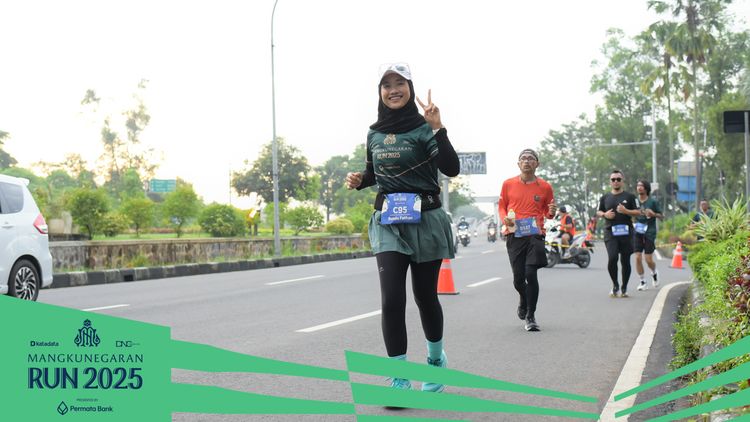 Race photo from Mangkunegaran Run 2025