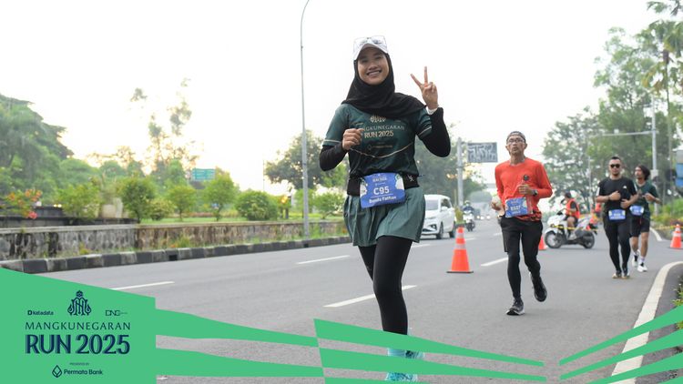 Race photo from Mangkunegaran Run 2025