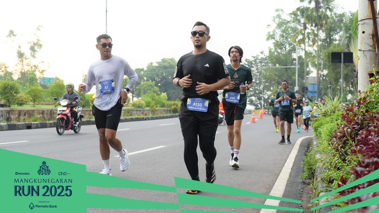 Race photo from Mangkunegaran Run 2025