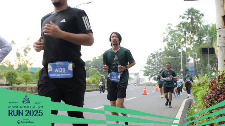 Race photo from Mangkunegaran Run 2025