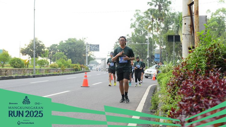Race photo from Mangkunegaran Run 2025