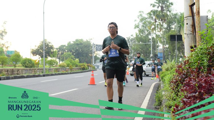 Race photo from Mangkunegaran Run 2025
