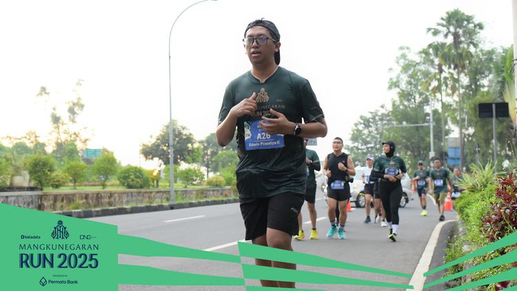 Race photo from Mangkunegaran Run 2025