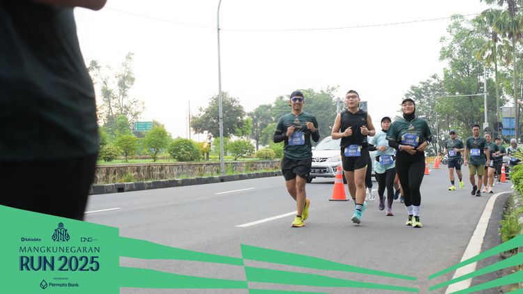 Race photo from Mangkunegaran Run 2025