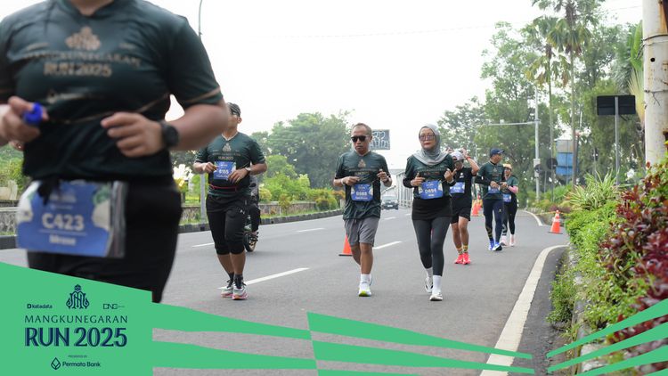 Race photo from Mangkunegaran Run 2025
