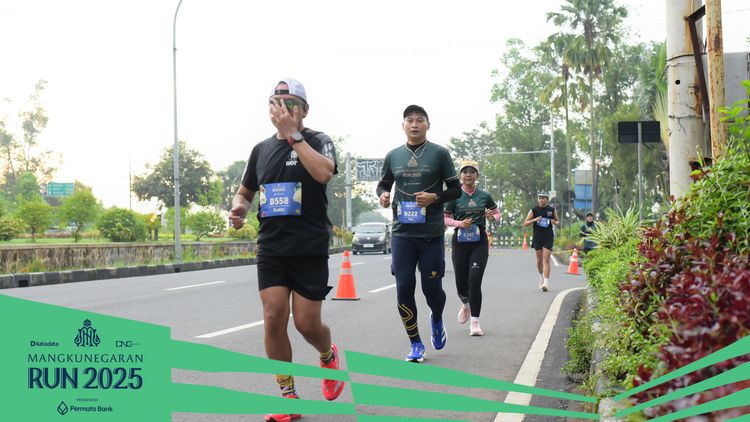 Race photo from Mangkunegaran Run 2025
