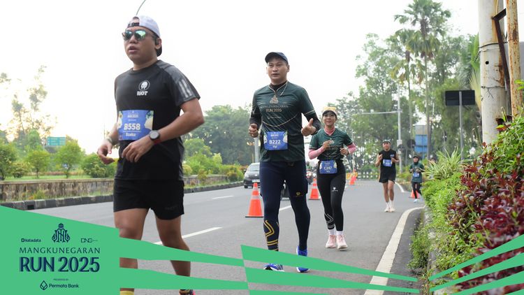 Race photo from Mangkunegaran Run 2025
