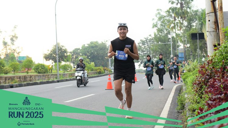 Race photo from Mangkunegaran Run 2025
