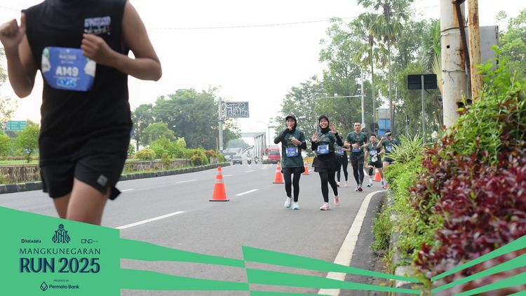Race photo from Mangkunegaran Run 2025