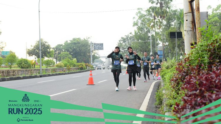 Race photo from Mangkunegaran Run 2025