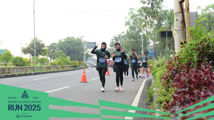 Race photo from Mangkunegaran Run 2025