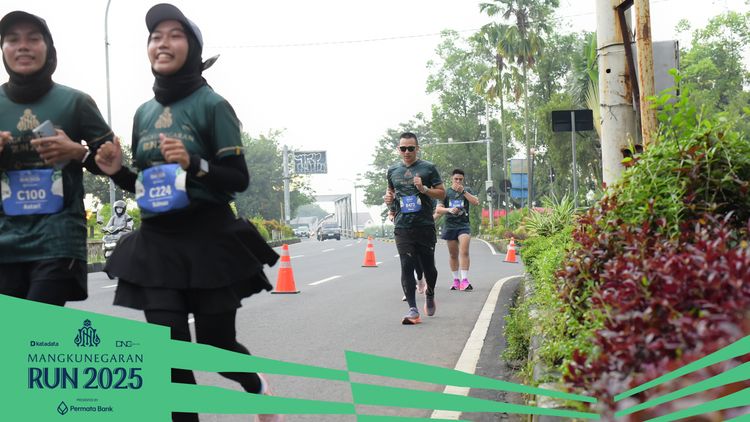Race photo from Mangkunegaran Run 2025