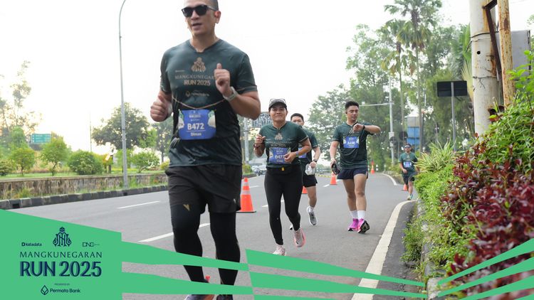 Race photo from Mangkunegaran Run 2025