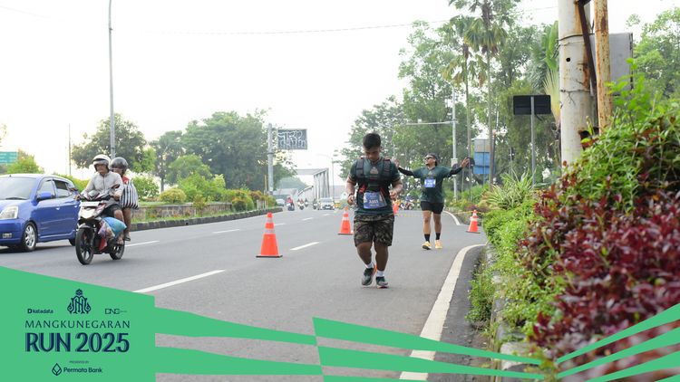 Race photo from Mangkunegaran Run 2025