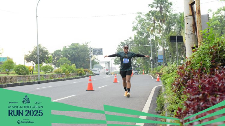 Race photo from Mangkunegaran Run 2025