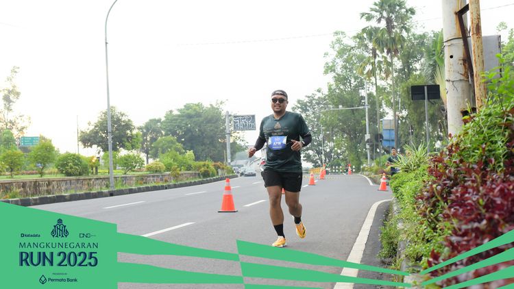 Race photo from Mangkunegaran Run 2025
