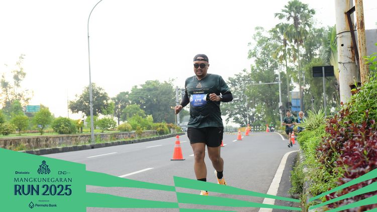 Race photo from Mangkunegaran Run 2025