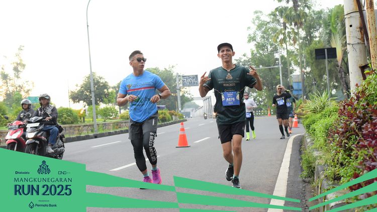 Race photo from Mangkunegaran Run 2025