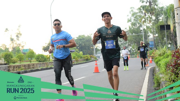 Race photo from Mangkunegaran Run 2025